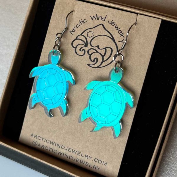Acrylic sea turtle jewelry