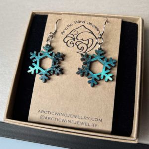Northern light earrings are the most beauriful winter earrings.