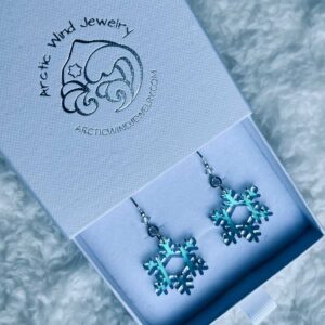 Arctic Wind Jewelry Sterling silver 925 zirconia earrings from lapland finland