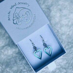 Arctic Wind Jewelry Sterling Silver 925 earrings from Lapland Finland