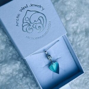 Arctic Wind Jewelry Sterling silver 925 zirconia earrings from lapland finland