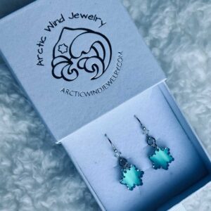 Arctic Wind Jewelry Sterling silver 925 zirconia earrings from lapland finland