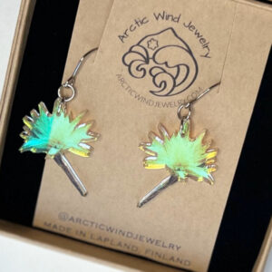 Arctic Beach Flower Acrylic -earrings