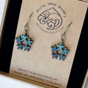 Earrings from Lapland - jewellery from finland - northern lights necklace