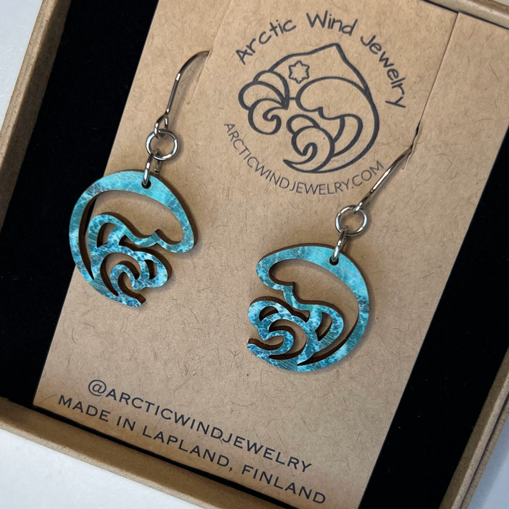 Earrings for ocean or sea lover